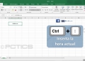 CTRL + : - Inserisce l'ora attuale