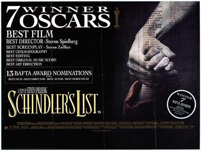 1993: Shindler's List (Schindler s List - La lista di Schindler)