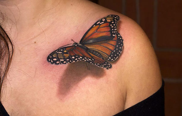 Tatuaggi 3D, le foto dei tatoo più belli e realistici