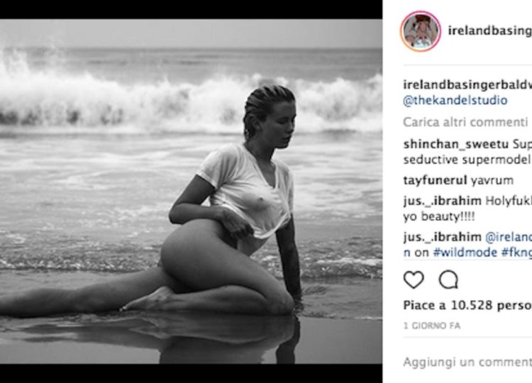 Ireland Baldwin nuda su Instagram come mamma Kim Basinger l’ha fatta