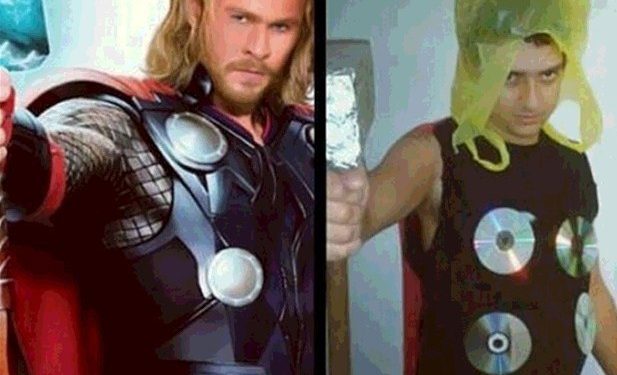 Thor-Halloween fail