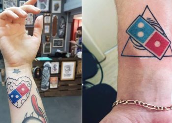 Ecco perché tutti quanti si stanno facendo tatuare il logo della pizzeria Domino's