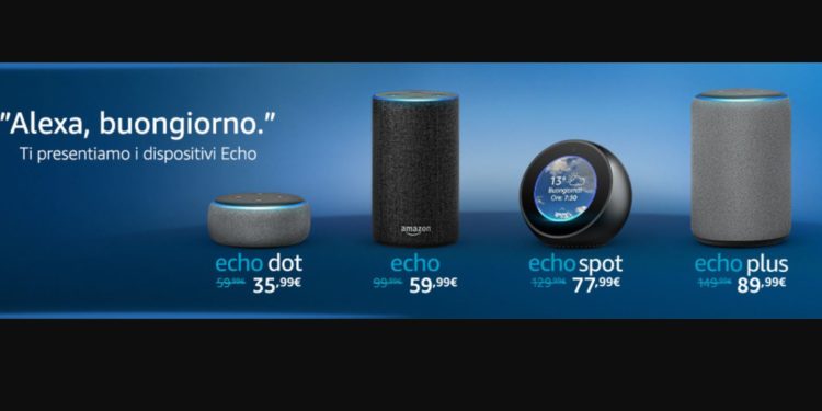 Amazon Alexa arriva in italia