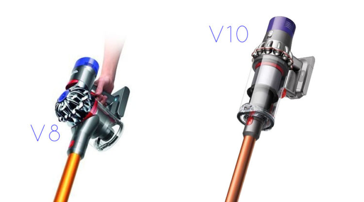 Le differenze tra Dyson V8  e V10